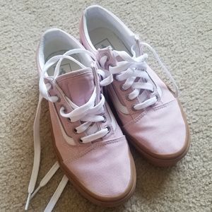 Pink gum sole vans
